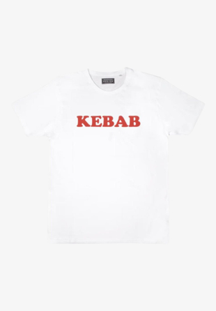 Scharwarma Design - T-shirt Kebab hvid